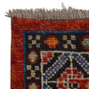 Shirazi Area Rug Handmade Red Medallion 5x8 ft