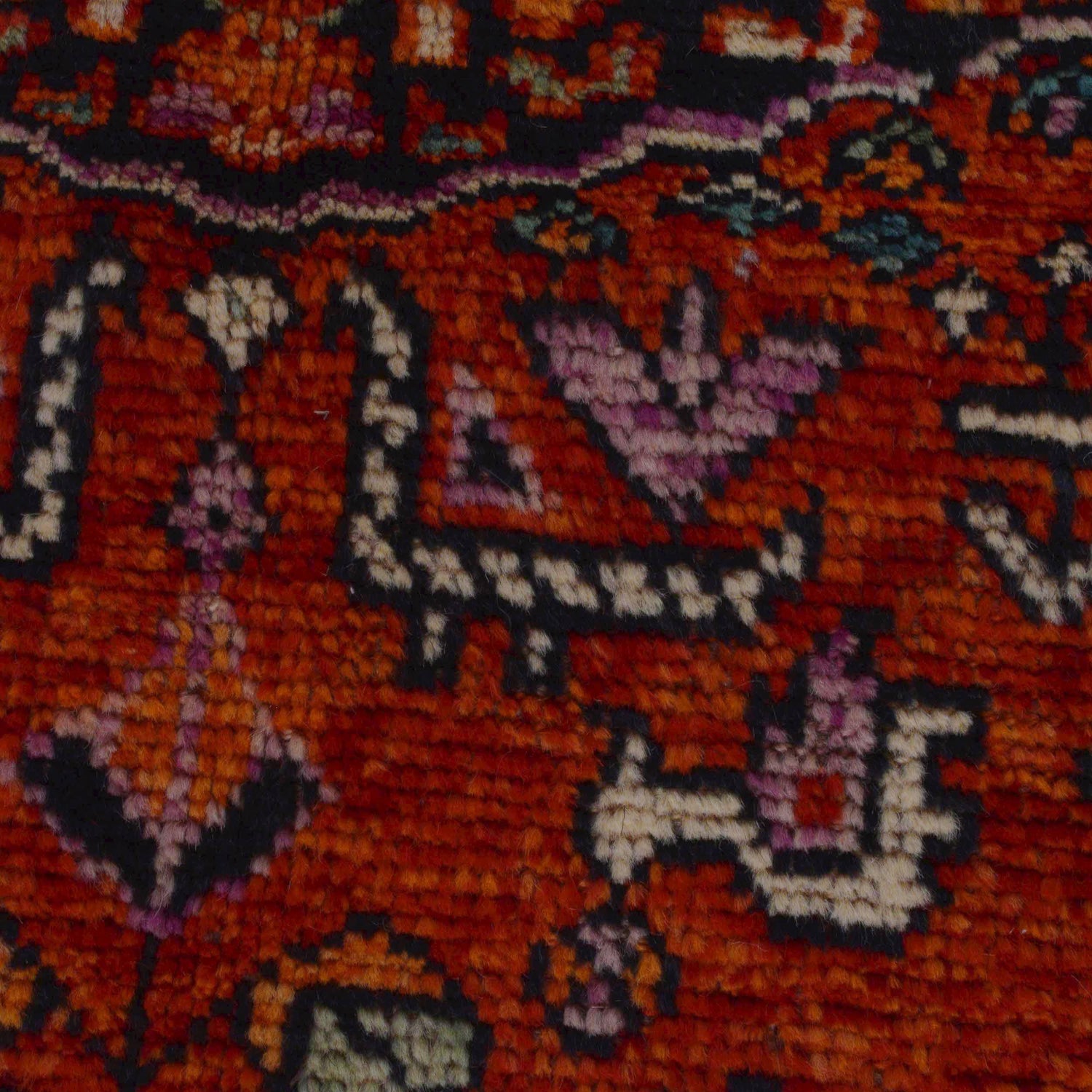 Shirazi Area Rug Handmade Red Medallion 5x8 ft