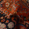 Shirazi Area Rug Handmade Red Medallion 5x8 ft