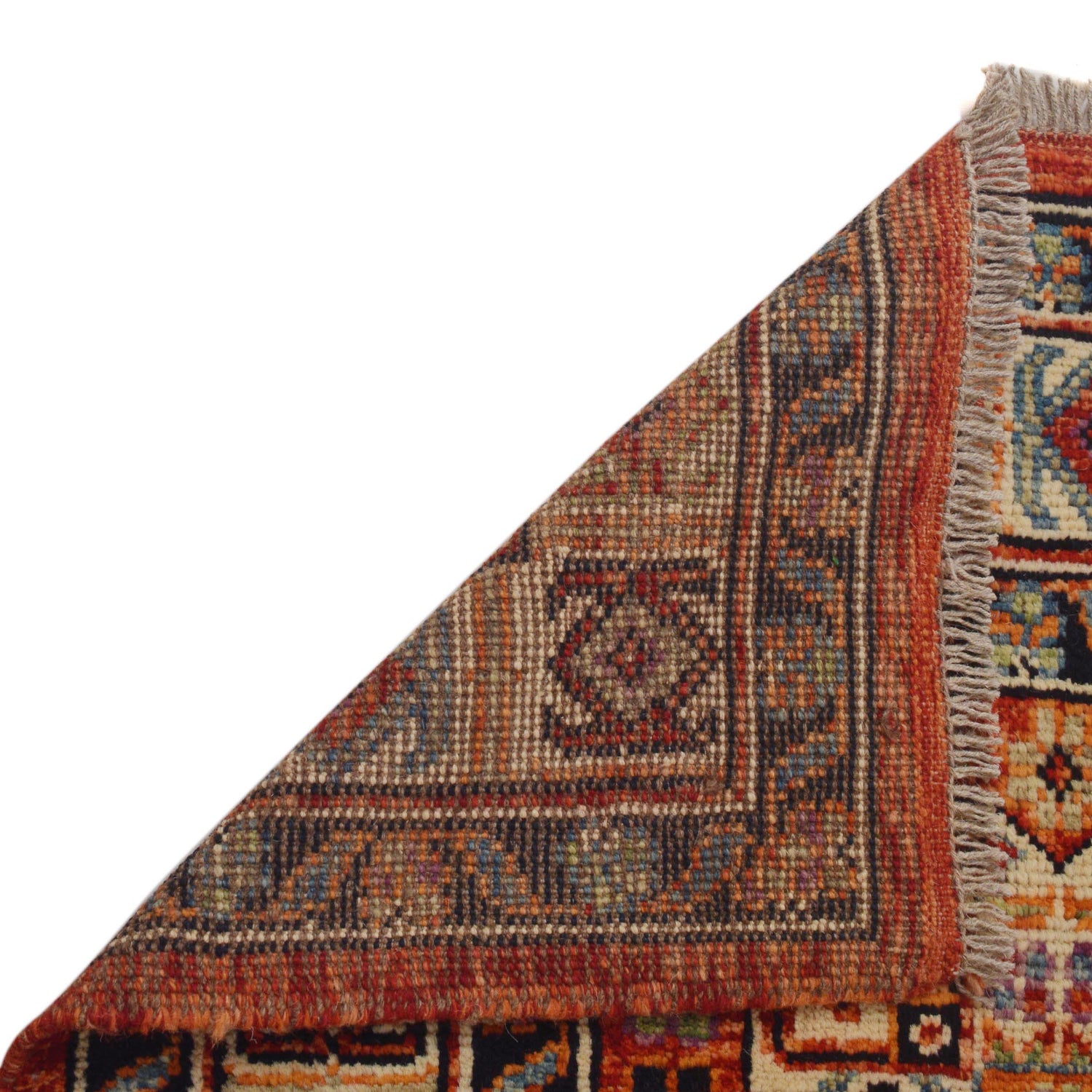 Shirazi Area Rug Handmade Red Medallion 7x10 ft