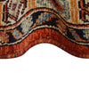 Shirazi Area Rug Handmade Red Medallion 7x10 ft