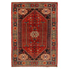 Shirazi Area Rug Handmade Red Medallion 7x10 ft