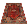 Shirazi Area Rug Handmade Red Medallion 7x10 ft