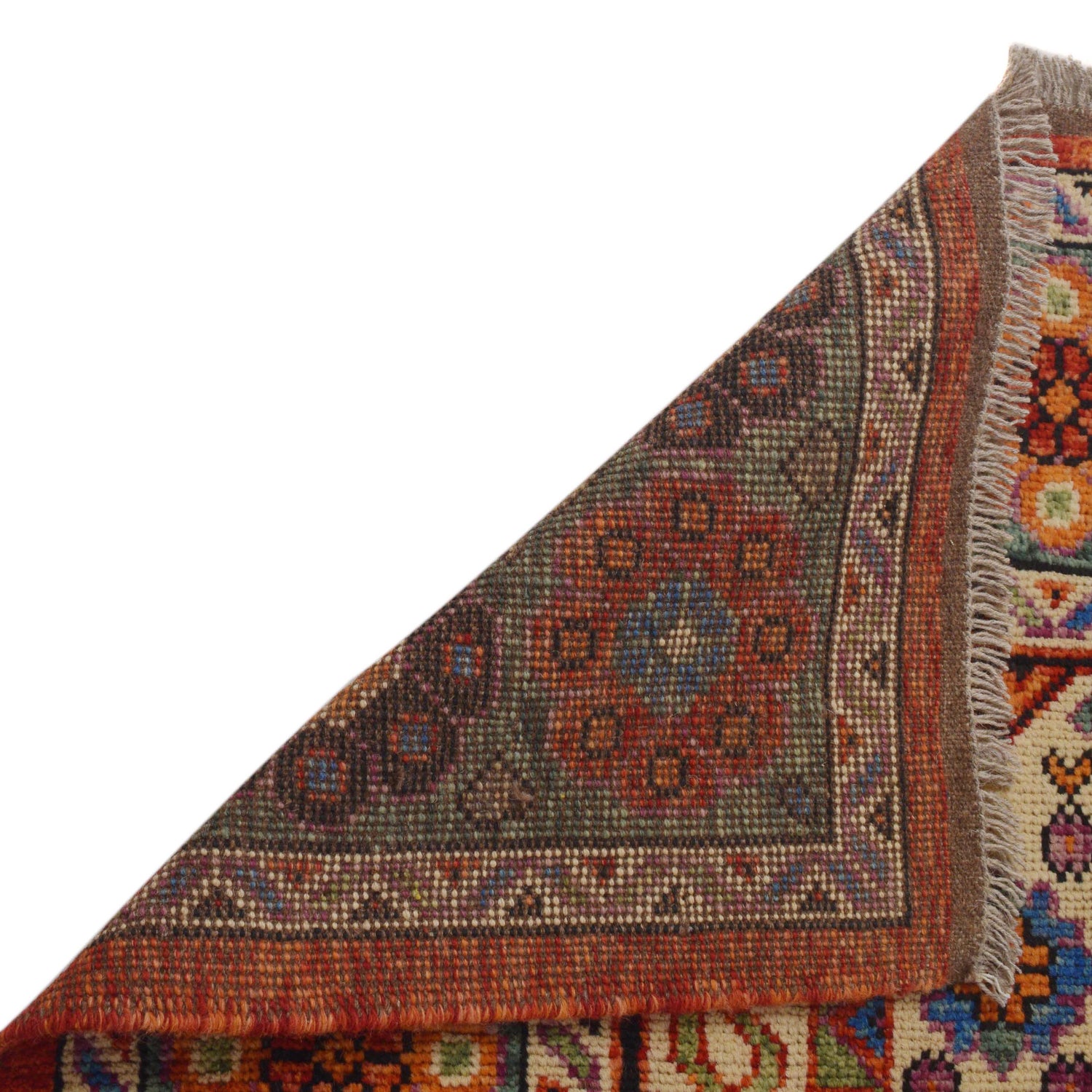 Shirazi Area Rug Handmade Red Medallion 7x10 ft