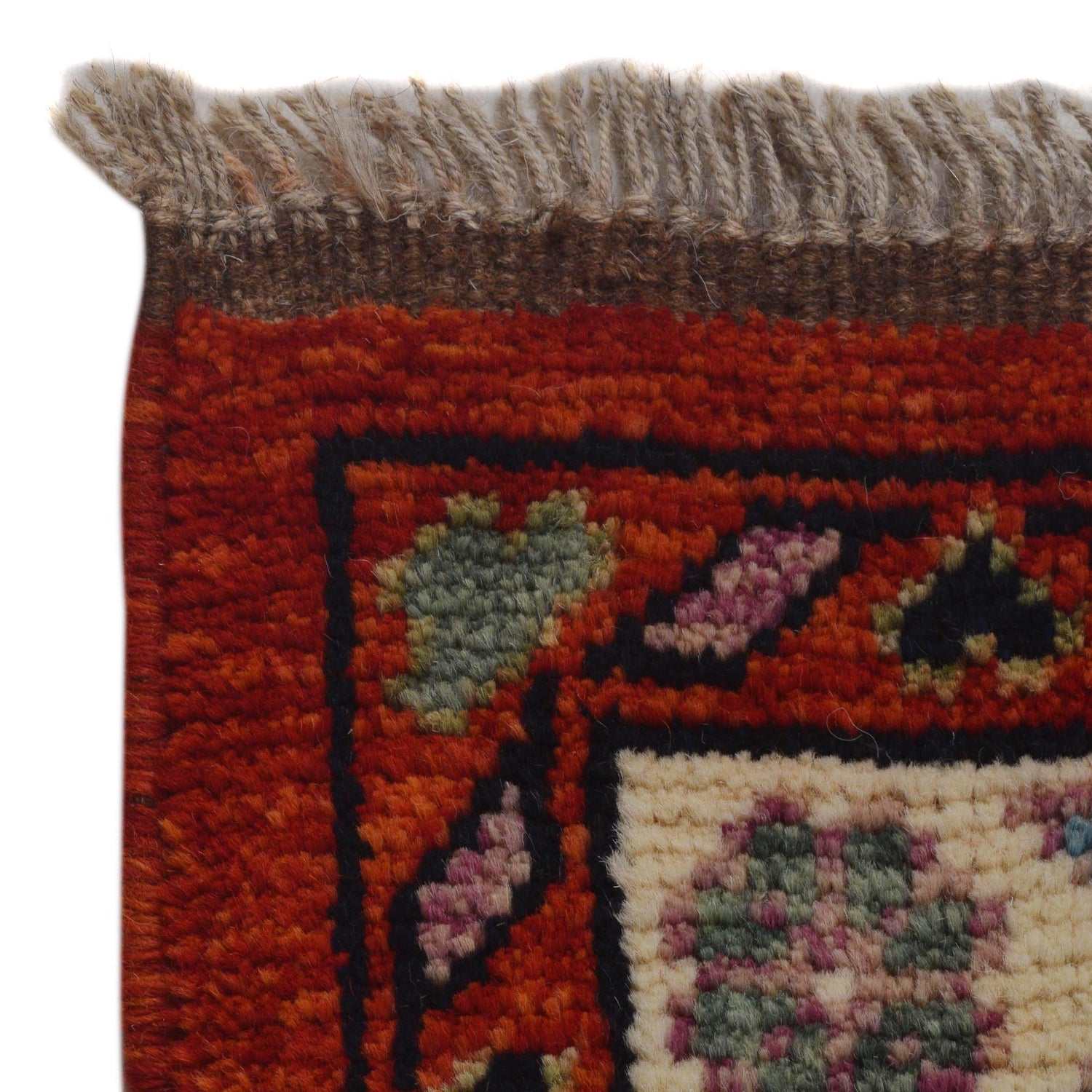 Shirazi Area Rug Handmade Red Medallion 5x8 ft