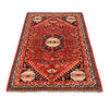 Shirazi Area Rug Handmade Red Medallion 4x6 ft
