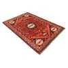 Shirazi Area Rug Handmade Red Medallion 4x6 ft