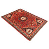 Shirazi Area Rug Handmade Red Medallion 4x6 ft