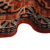 Shirazi Area Rug Handmade Red Medallion 4x6 ft