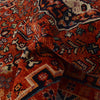 Shirazi Area Rug Handmade Red Medallion 4x6 ft