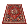 Shirazi Area Rug Handmade Red Medallion 4x6 ft