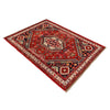 Shirazi Area Rug Handmade Red Medallion 4x6 ft