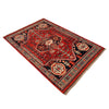 Shirazi Area Rug Handmade Red Medallion 4x6 ft