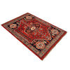 Shirazi Area Rug Handmade Red Medallion 4x6 ft