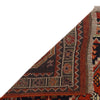 Shirazi Area Rug Handmade Red Medallion 4x6 ft