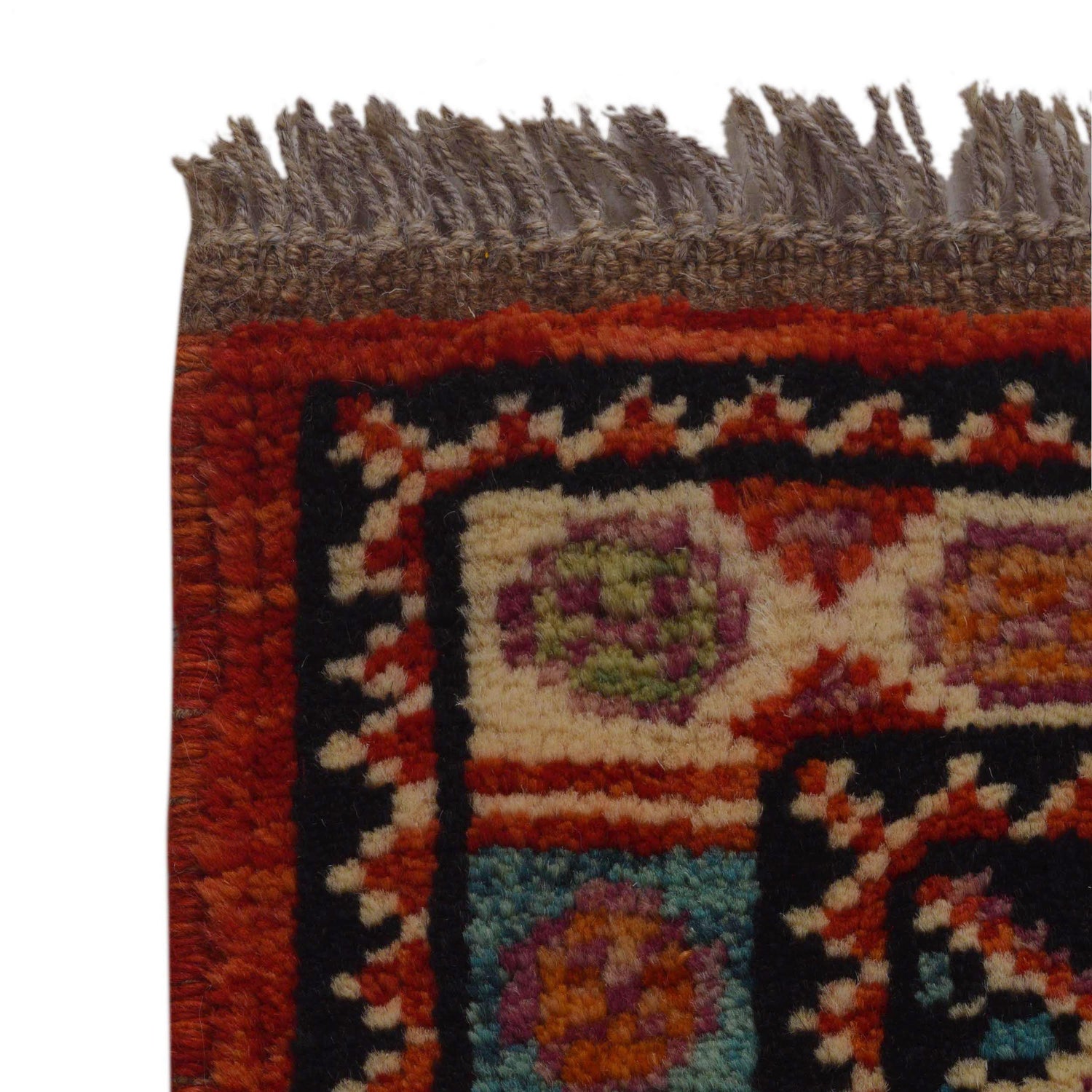Shirazi Area Rug Handmade Red Medallion 3x5 ft