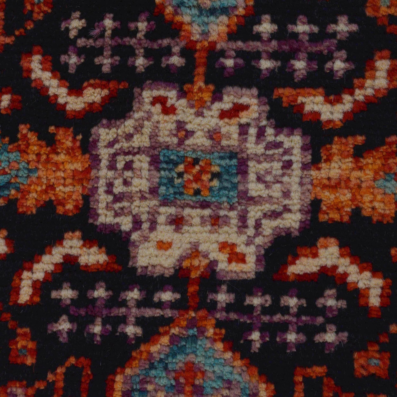 Shirazi Area Rug Handmade Red Medallion 3x5 ft