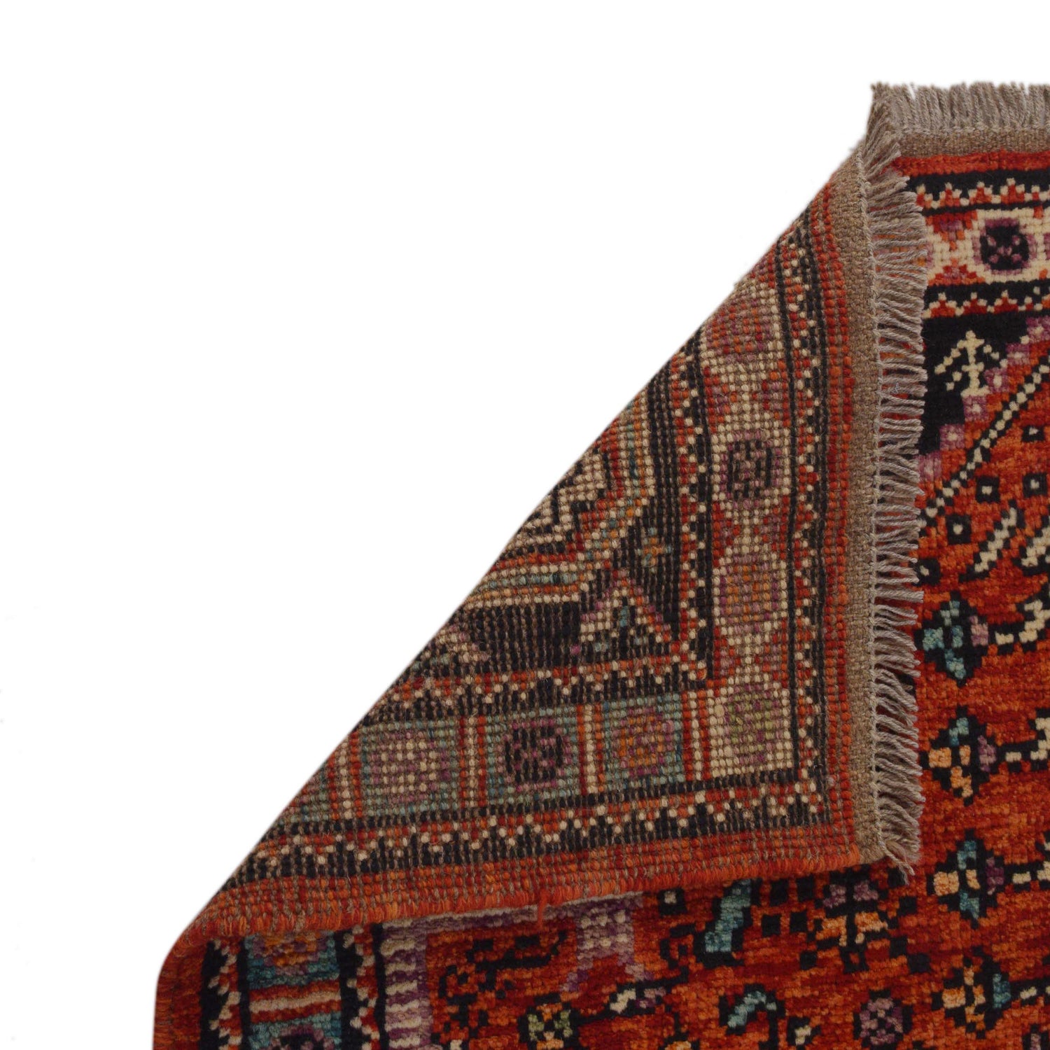 Shirazi Area Rug Handmade Red Medallion 3x5 ft