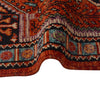 Shirazi Area Rug Handmade Red Medallion 3x5 ft