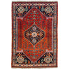 Shirazi Area Rug Handmade Red Medallion 3x5 ft
