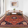 Shirazi Area Rug Handmade Multi Medallion 8x10 ft