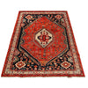 Shirazi Area Rug Handmade Red Medallion 7x10 ft