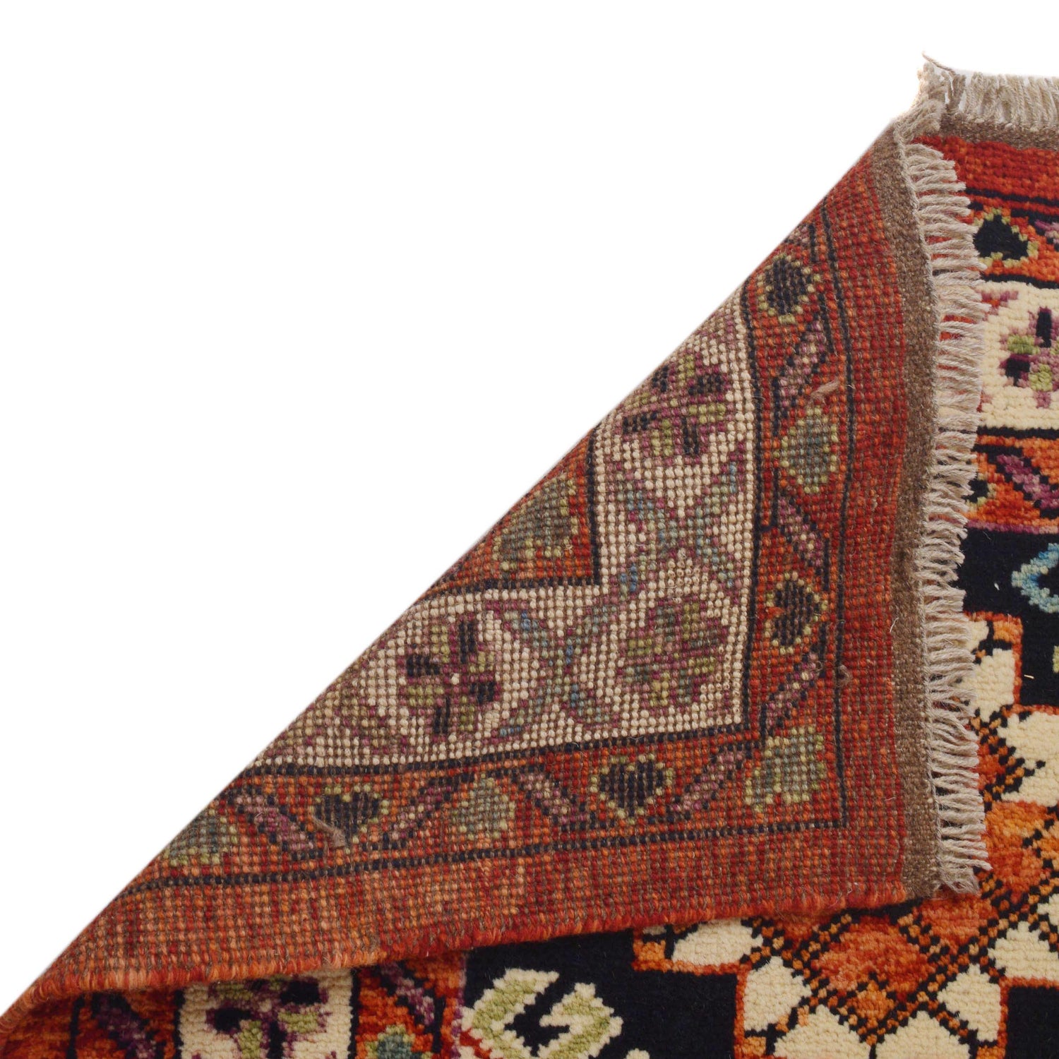 Shirazi Area Rug Handmade Red Medallion 7x10 ft