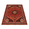 Shirazi Area Rug Handmade Red Medallion 5x8 ft