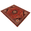 Shirazi Area Rug Handmade Red Medallion 5x8 ft