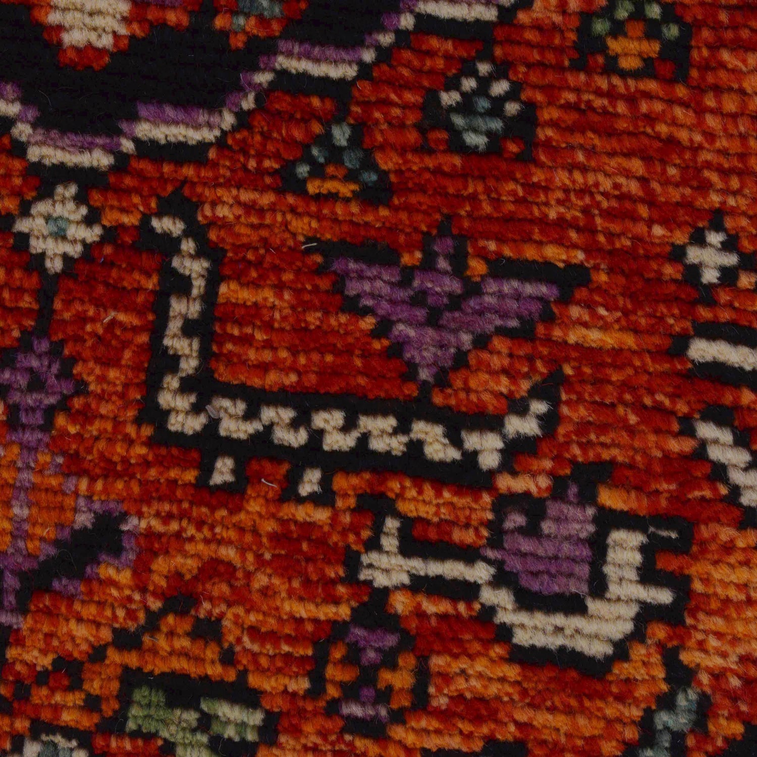 Shirazi Area Rug Handmade Red Medallion 5x8 ft