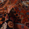 Shirazi Area Rug Handmade Red Medallion 5x8 ft