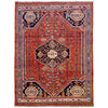 Shirazi Area Rug Handmade Multi Medallion 5x8 ft