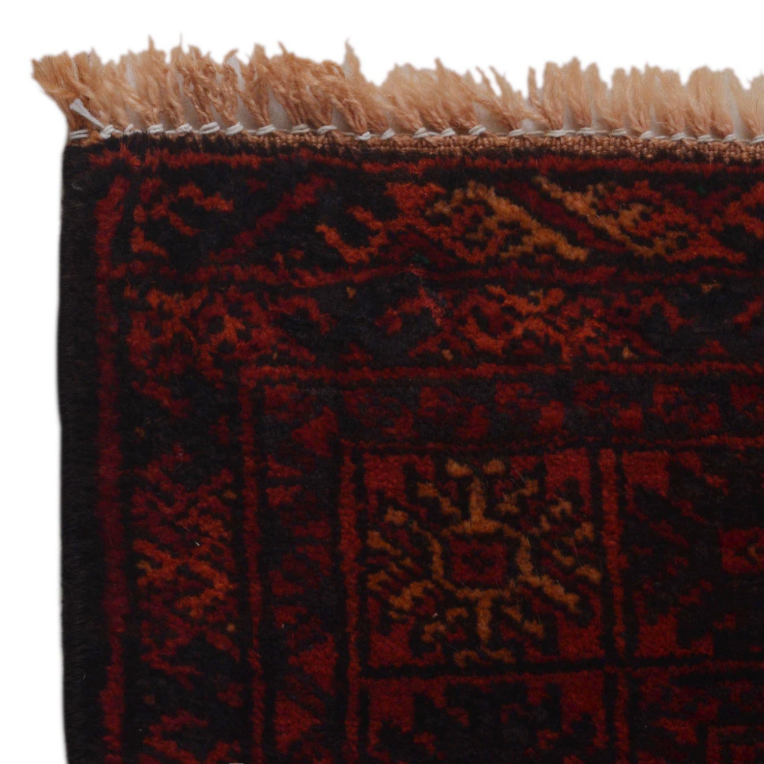 Bokhara Rug Handmade Vibrant Red Medallion 6' Runner