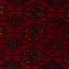 Bokhara Rug Handmade Vibrant Red Medallion 6' Runner