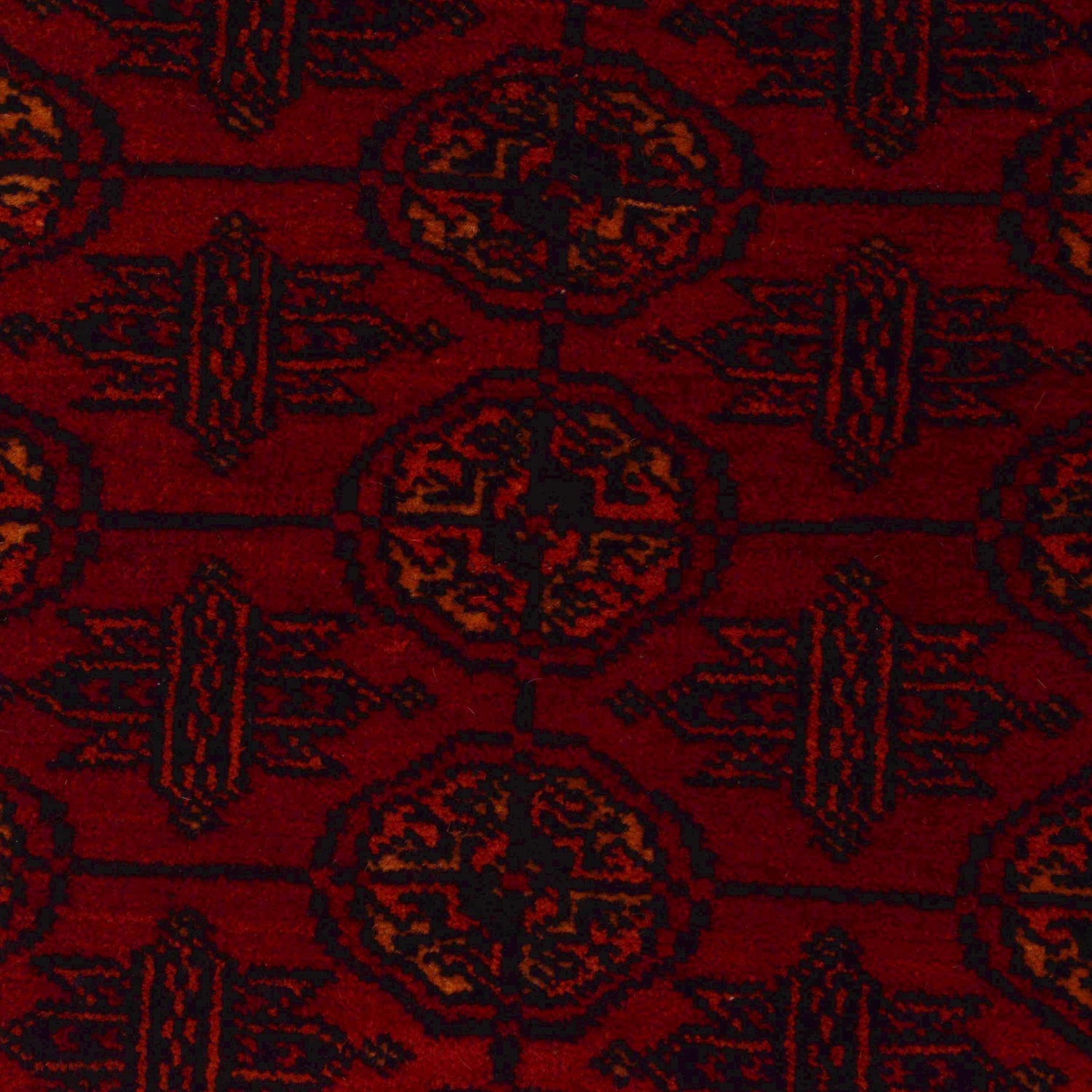 Bokhara Rug Handmade Vibrant Red Medallion 6' Runner