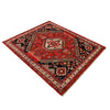 Shirazi Area Rug Handmade Red Medallion 5x8 ft