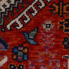 Shirazi Area Rug Handmade Red Medallion 5x8 ft
