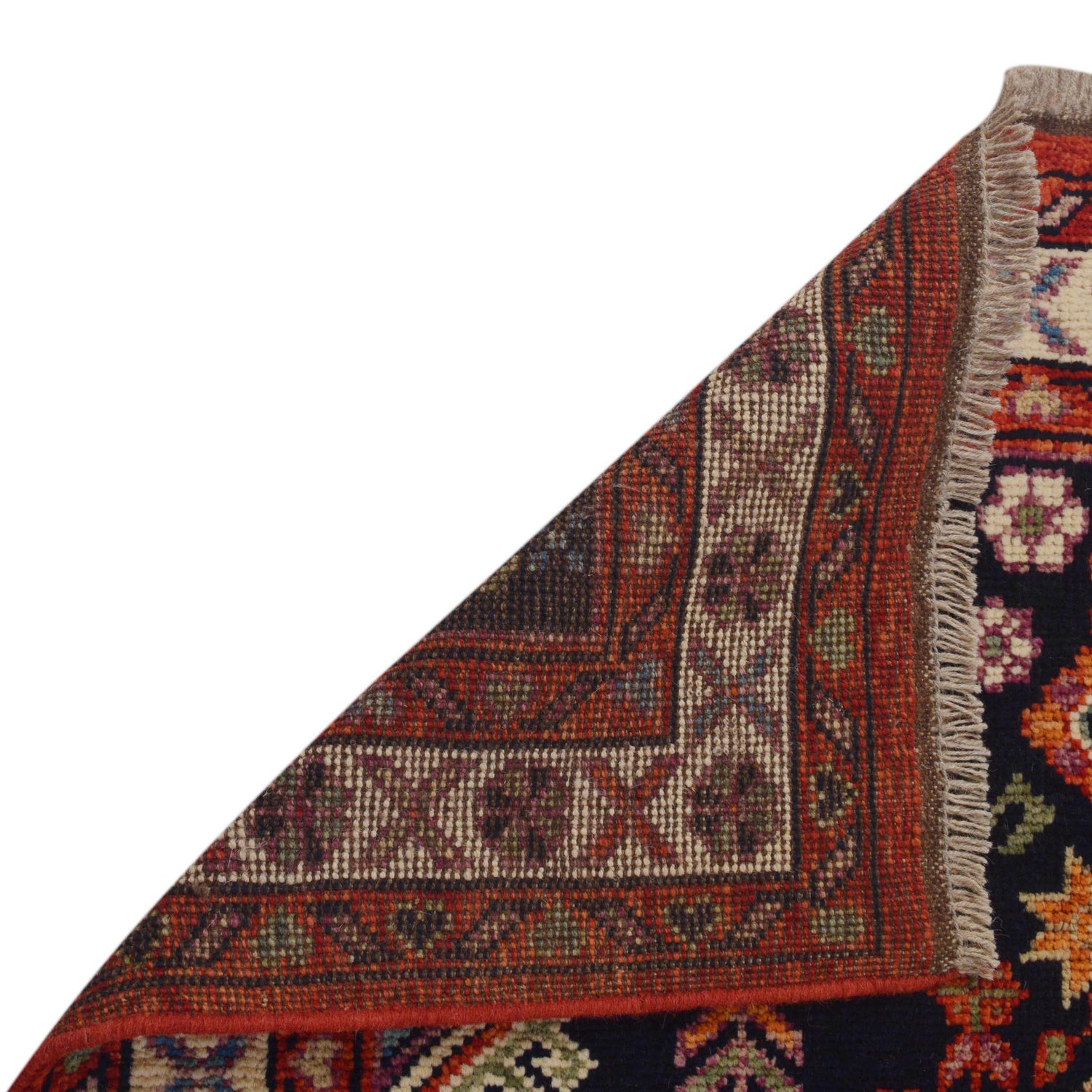 Shirazi Area Rug Handmade Red Medallion 5x8 ft