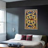 War Area Rug Handmade Yellow Tank + Helicopter + Riffle +