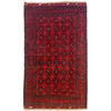 Khal Mohammadi Rug Handmade Red 3x5 ft