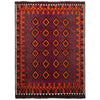 Maimana Kilim Area Rug Handmade Multi Floral 7x10 ft