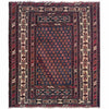 Maliki Kilim Area Rug Handmade Multi Floral 4x4 ft