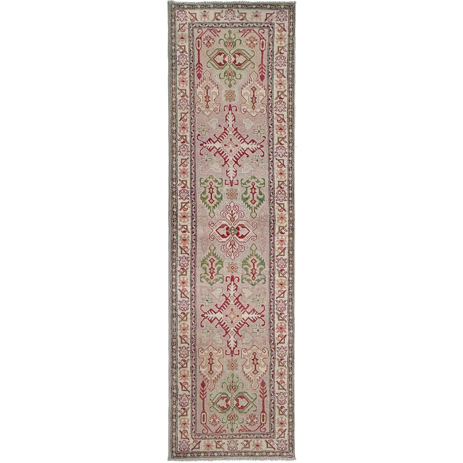 Kazak Rug Handmade Multi Medallion 10' Runner