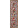 Waziri Runner Rug Handmade Multi Medallion 10' Runner