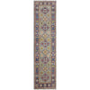 Kazak Rug Handmade Gray Medallion 10' Runner