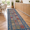 Bakhtiar Runner Rug Handmade Blue Floral 10' Runner
