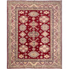 Kazak Rug Handmade Red Medallion 7x10 ft