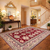 Kazak Rug Handmade Red Medallion 7x10 ft