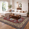 Kazak Rug Handmade Red Medallion 7x10 ft