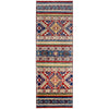 Khurjeen Area Rug Runner Handmade Multi Curvilinear 6'